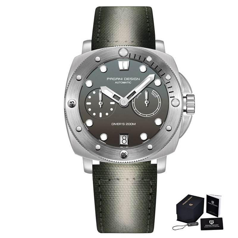 men's automatic mechanical diver watch, view 3 - MRSLM