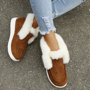 Women's plush winter snow boots, view 3 - MRSLM