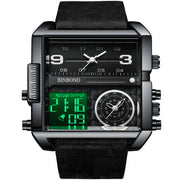 men's large dial quartz watch, view 10 - MRSLM
