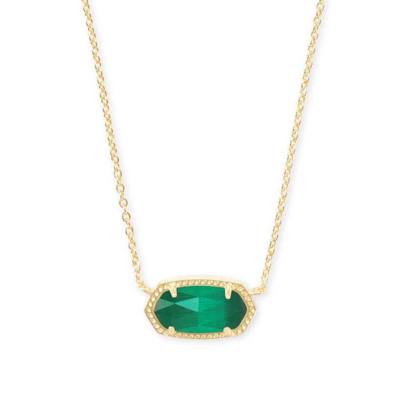 gold-plated crystal pendant necklace, view 4 - MRSLM