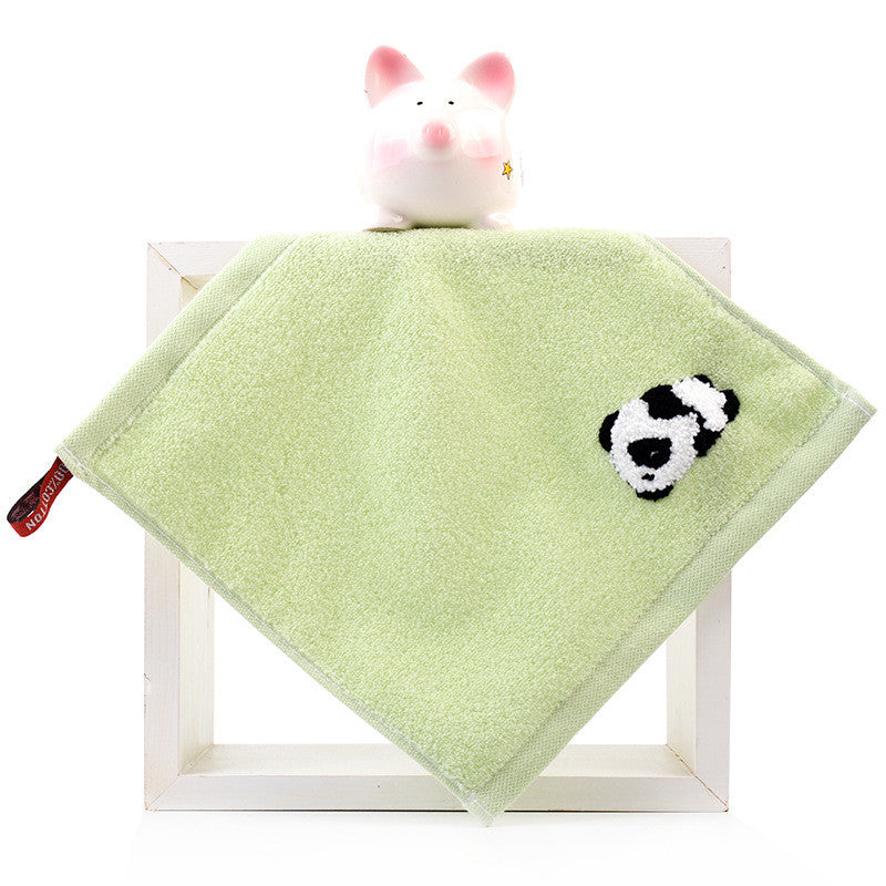 cartoon panda jacquard cotton baby face towel, view 6 - MRSLM