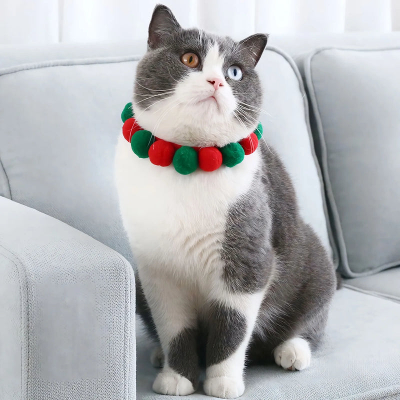 soft plush pet necklace collar, view 7 - MRSLM