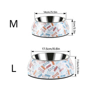anti-slip stainless steel pet bowl, view 8 - MRSLM