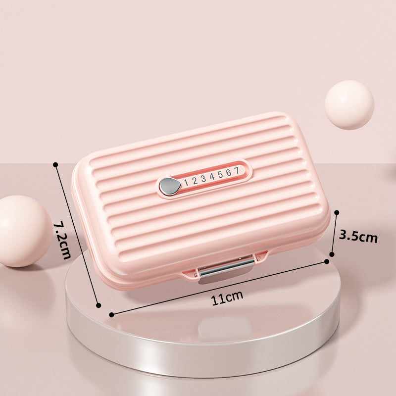 portable waterproof weekly pill organizer, view 5 - MRSLM