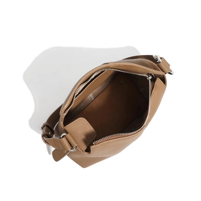 women's genuine leather crossbody shoulder bag, view 9 - MRSLM