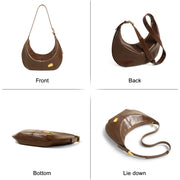 pu leather underarm bag, view 7 - MRSLM