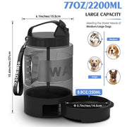 74oz pet water dispenser, view 9 - MRSLM