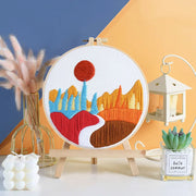diy floral embroidery kit, view 4 - MRSLM