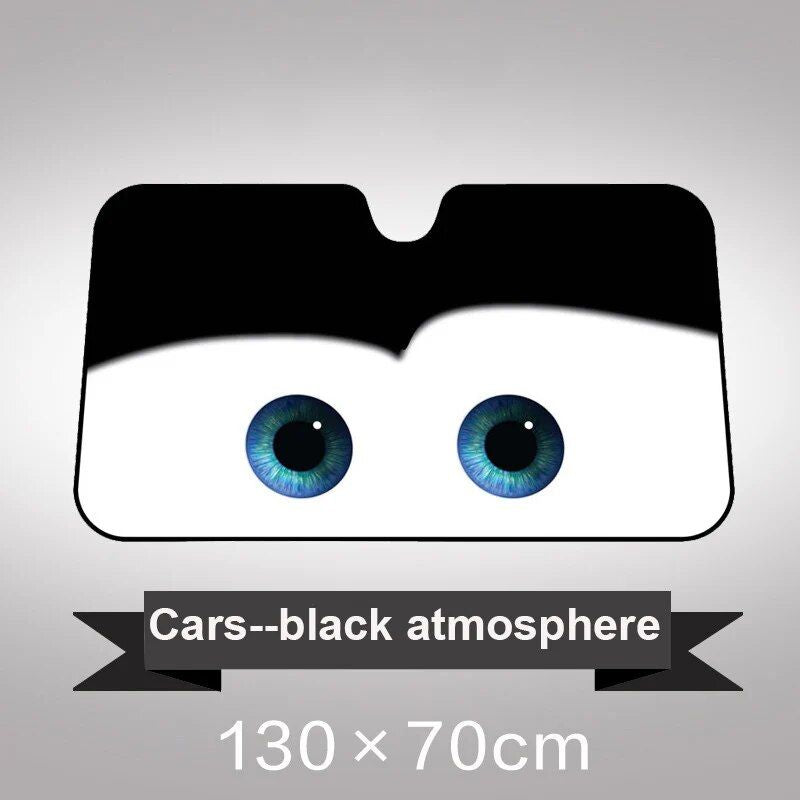 aluminum foil car sunshade, view 3 - MRSLM