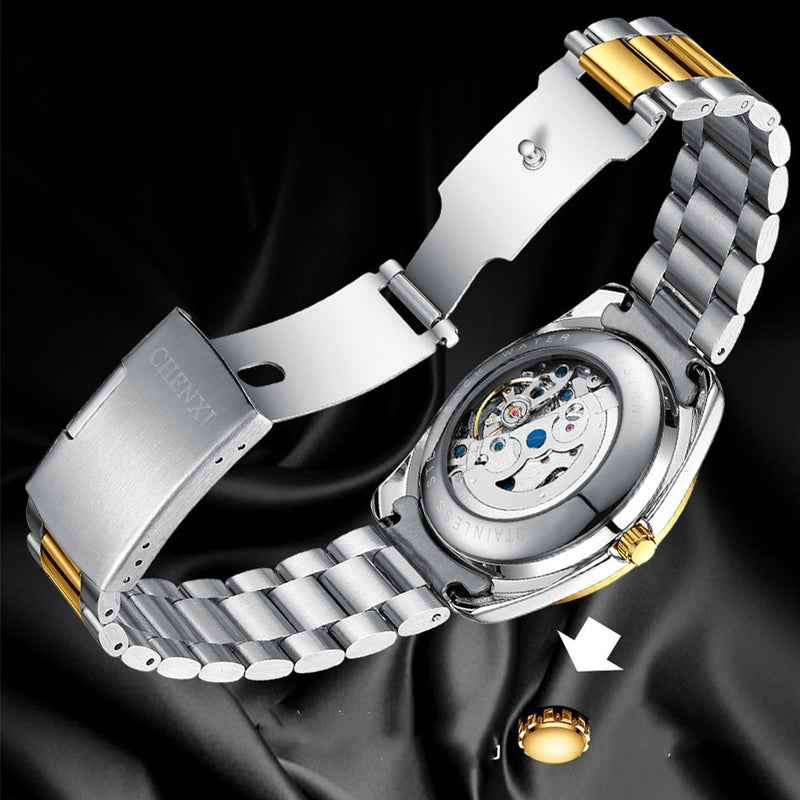 men's sun moon stars hollow watch, view 8 - MRSLM