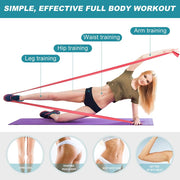 Latex yoga resistance band, view 8 - MRSLM
