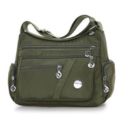 women's multi-pocket nylon crossbody bag, view 11 - MRSLM
