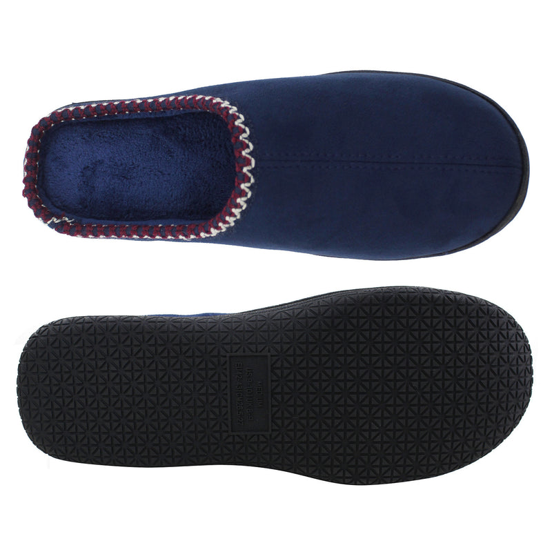 plus size men's coral fleece home slippers, view 6 - MRSLM