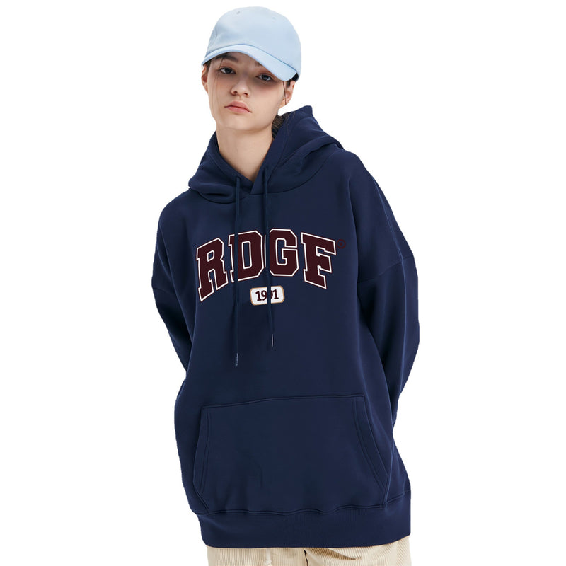 women's off shoulder hooded sweater, view 2 - MRSLM