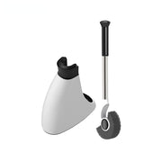 toilet brush set with stainless steel handle - MRSLM