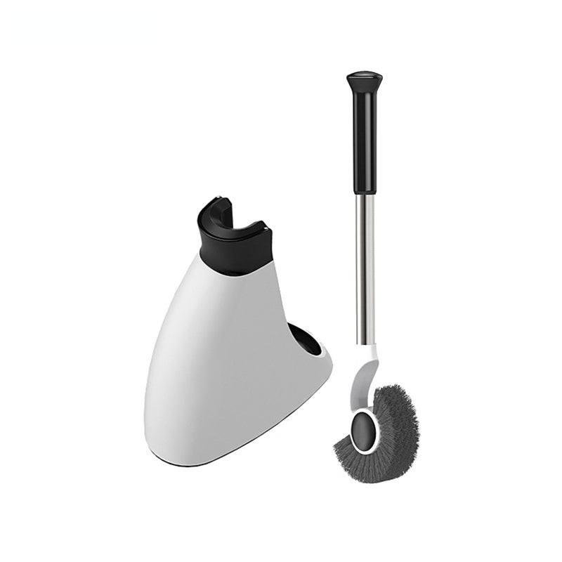 toilet brush set with stainless steel handle, view 8 - MRSLM