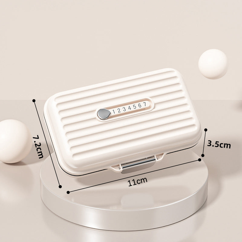 portable waterproof weekly pill organizer, view 4 - MRSLM