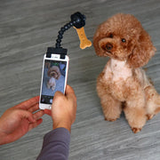 pet selfie stick with adjustable neck, view 4 - MRSLM