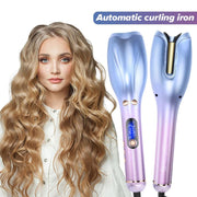 automatic lcd ceramic rotating hair curler, view 4 - MRSLM