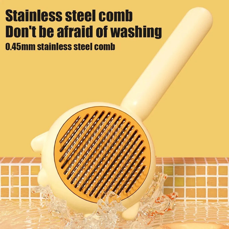 pet grooming brush, view 7 - MRSLM