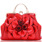 solid color PU tote shoulder bag, view 4 - MRSLM