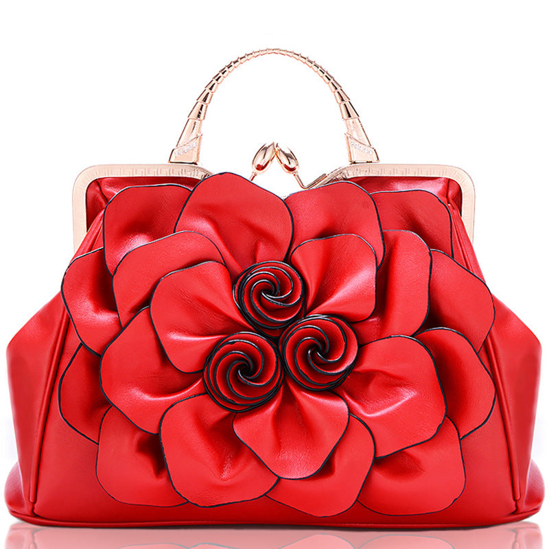 solid color PU tote shoulder bag, view 4 - MRSLM