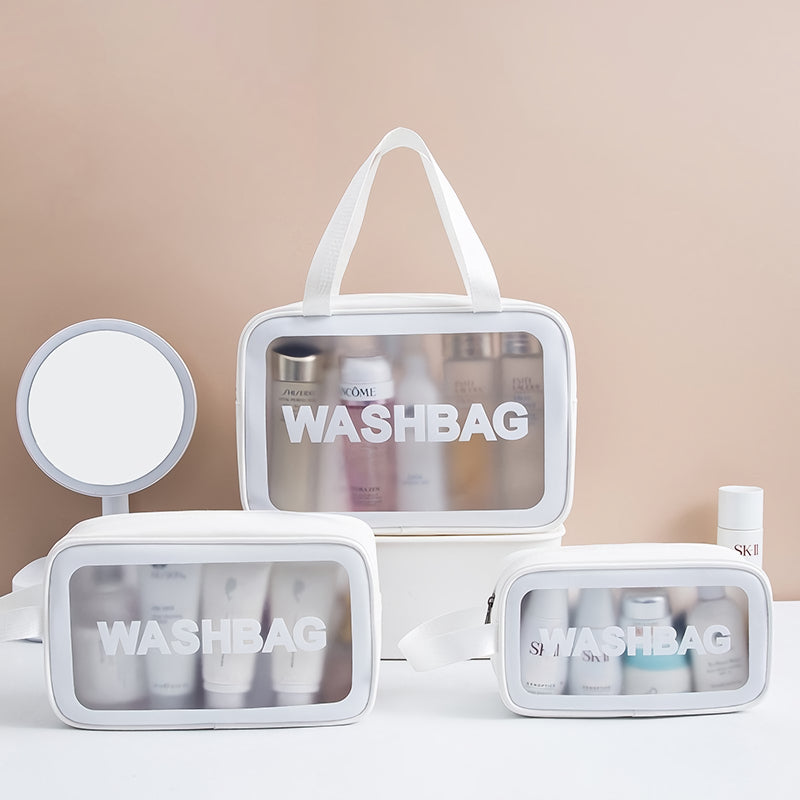 large capacity waterproof travel makeup bag, view 2 - MRSLM