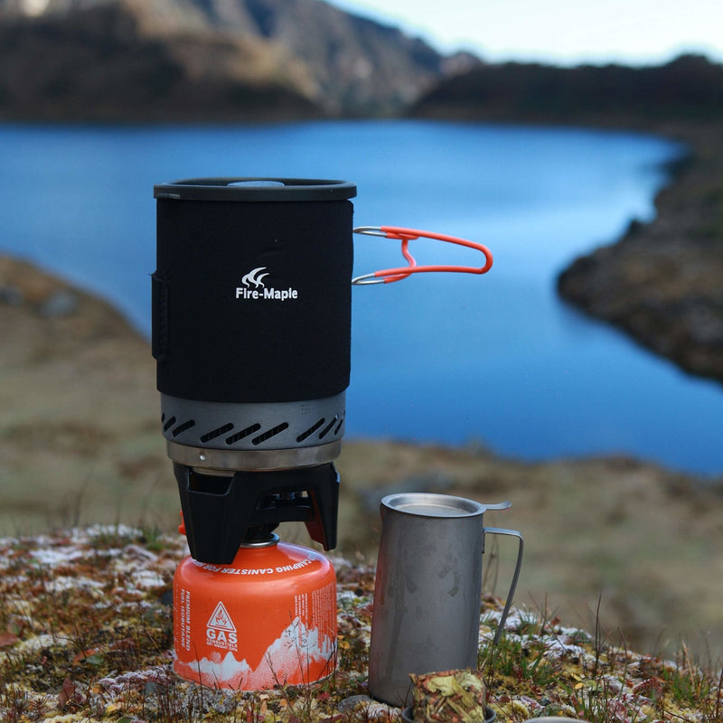 compact camping gas stove, view 4 - MRSLM