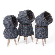 nordic imitation rattan flower pot, view 12 - MRSLM