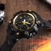 dual display shockproof outdoor sports watch, view 4 - MRSLM