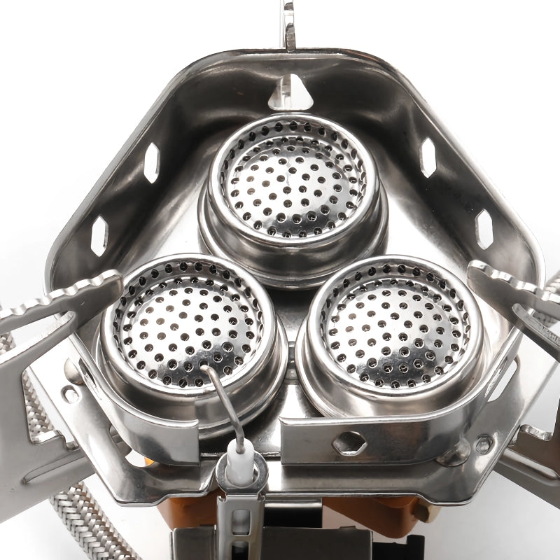 Three-head camping stove, view 5 - MRSLM
