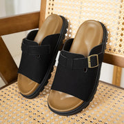 Buckle flat non-slip sandals, view 3 - MRSLM