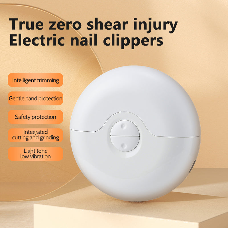 electric 2-in-1 nail clipper and polisher, view 3 - MRSLM