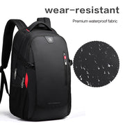 waterproof 29L laptop backpack, view 6 - MRSLM