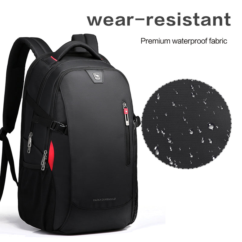 waterproof 29L laptop backpack, view 6 - MRSLM