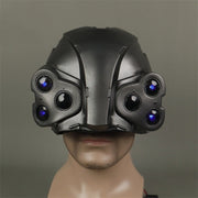 cyberpunk helmet mask, view 5 - MRSLM