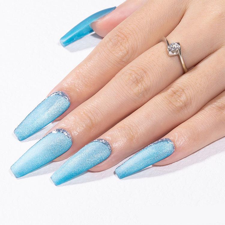 cat magnetic glitter gel nail polish, view 10 - MRSLM