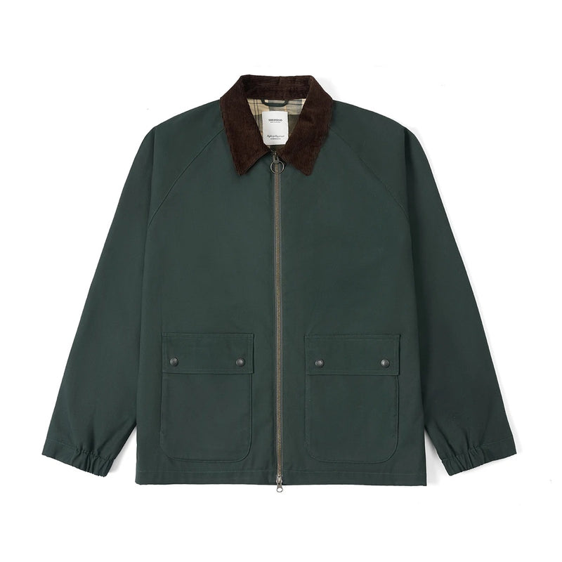 men's oversized cotton cargo jacket - MRSLM