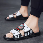 men's retro cowhide slippers - MRSLM