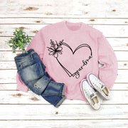 grandma printed loose long sleeve sweatshirt, view 13 - MRSLM