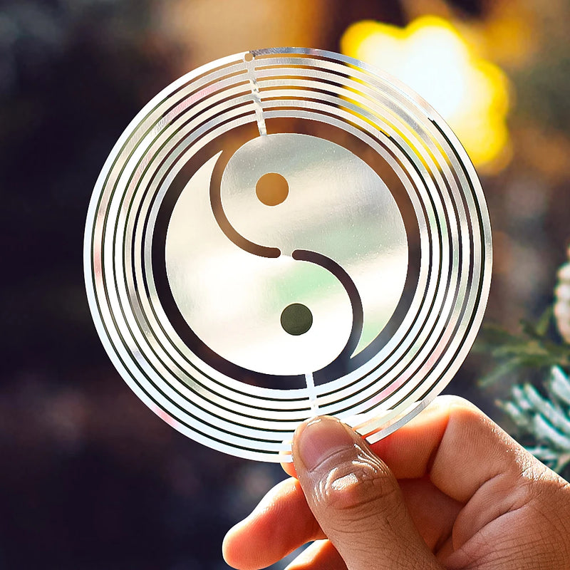 rotating tai chi wind pendant, view 6 - MRSLM