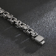 welded woven titanium steel bracelet, view 5 - MRSLM
