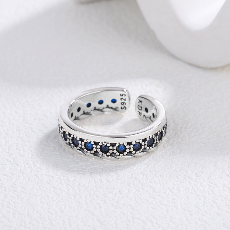 S925 silver small design ring, view 4 - MRSLM