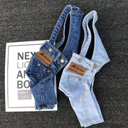 denim dog jacket, view 4 - MRSLM