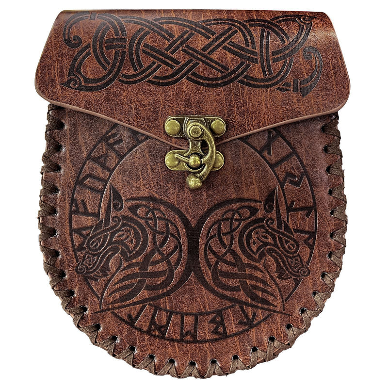 Medieval hanging belt coin purse, view 3 - MRSLM