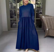 women's midi knitted dress, view 3 - MRSLM