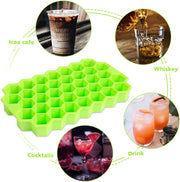 honeycomb silicone ice cube tray, view 7 - MRSLM