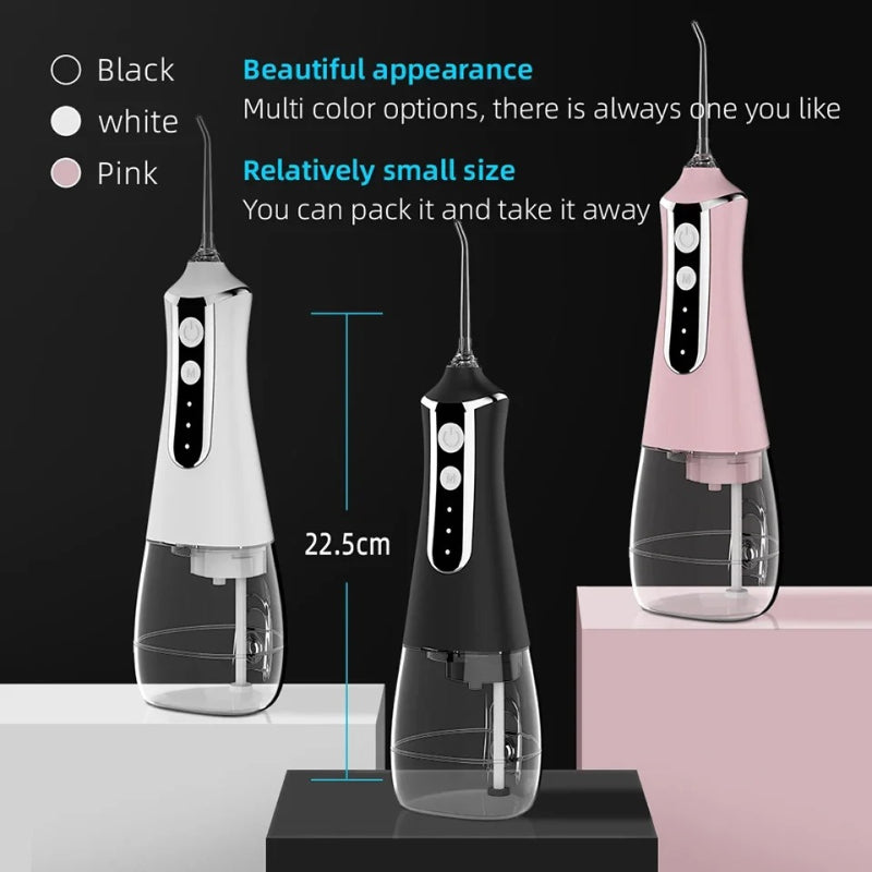 usb rechargeable water flosser, view 9 - MRSLM
