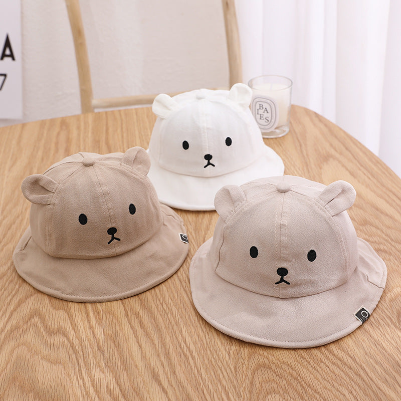 bear ear baby sun hat, view 6 - MRSLM
