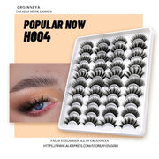 false eyelashes 20 pairs, view 2 - MRSLM